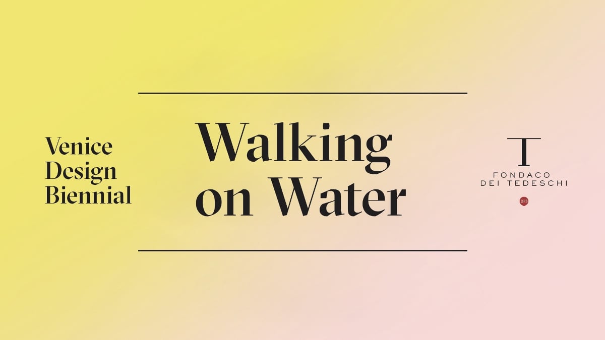 Venice Design Biennal - Walking on Water - Performance sulla terrazza